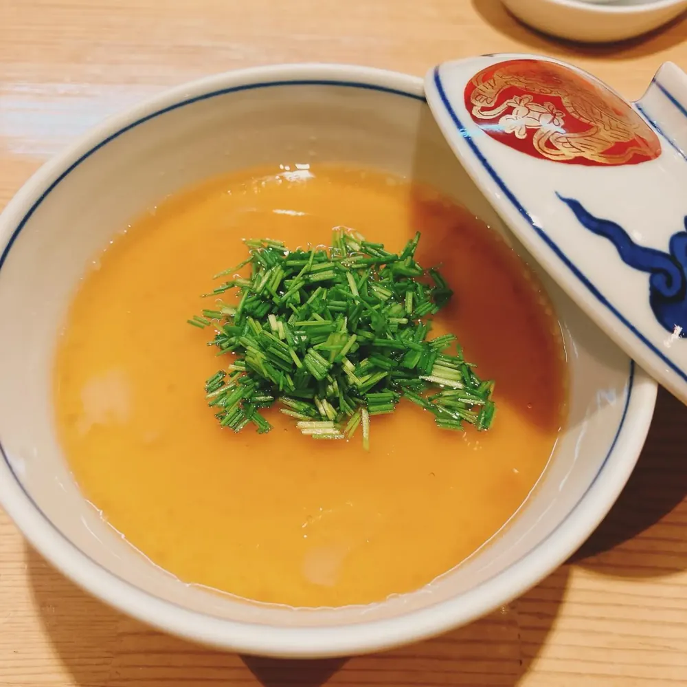 四谷うえ村の薬味をあしらった椀物